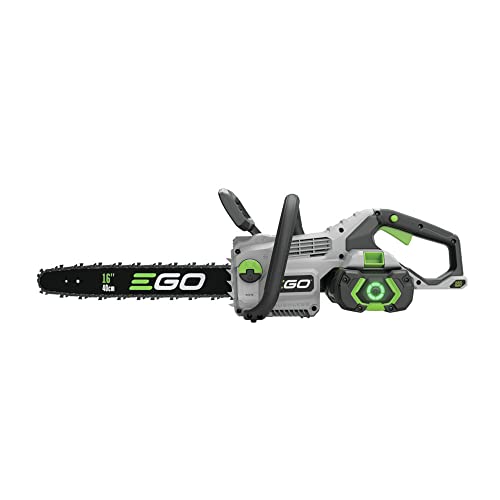EGO POWER+ Chain Saw, 12" Battery Powered Chainsaw, Electric Cordless, Includes 56V 2.5Ah Battery and Charger - CS1201