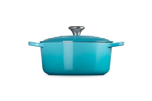 Le Creuset Enameled Cast Iron Signature Round Dutch Oven, 7.25 qt., Licorice