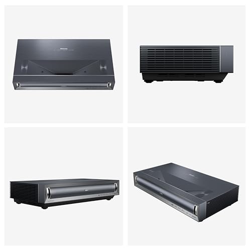 Hisense PX3-PRO Ultra Short Throw Triple Laser Projector, 4K UHD, 80 C 150, 3,000 Lumens, 3000:1 Contrast, Dolby Vision & Atmos, IMAX Enhanced, 240
