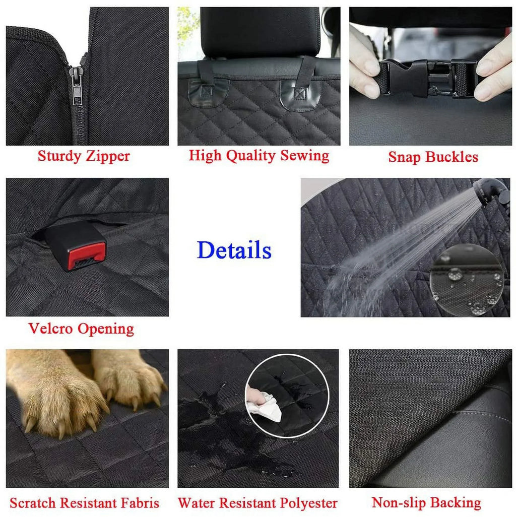 Hammock & Car Back Cars Liquidproof Protection Scratchproof Dogs Dog Seat, with Seat Dog Trucks for Car Cover Dog Window, Mesh SUVs Covers Cover