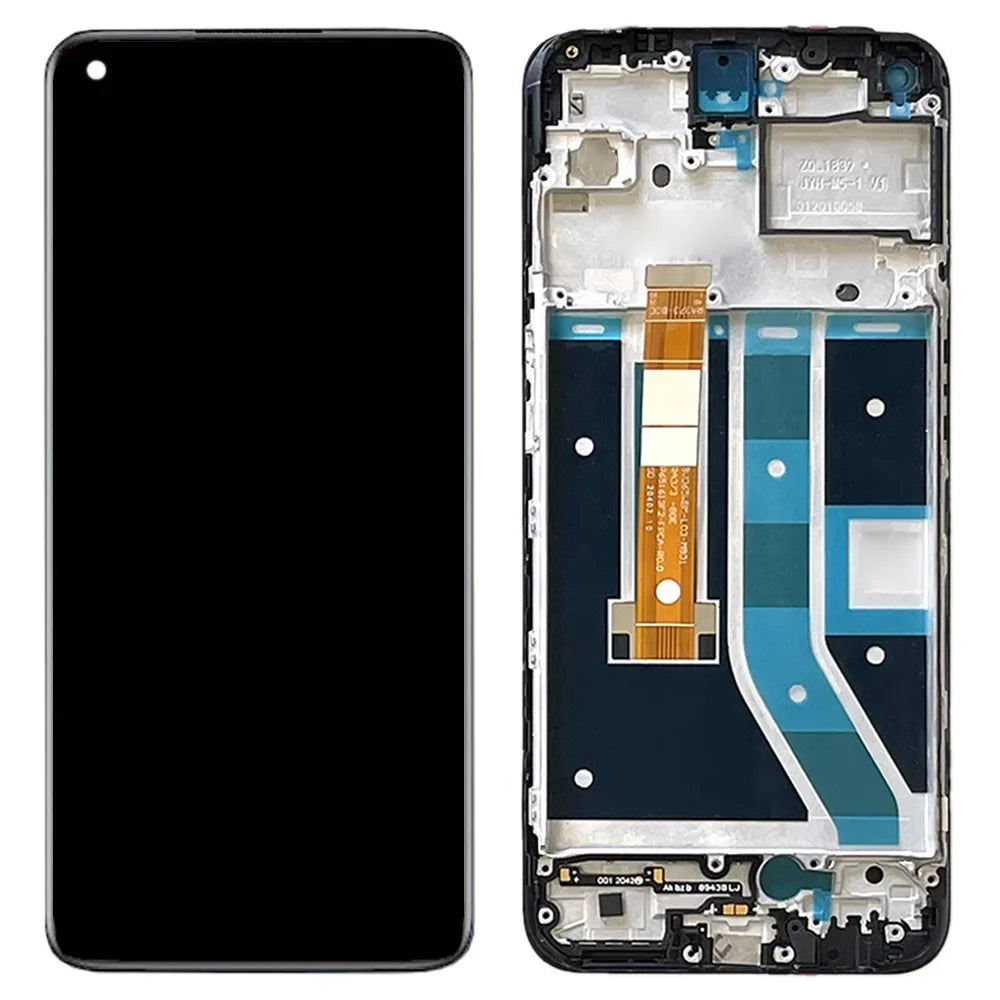 LCD OEM Nord Frame OnePlus BE2013 Digitizer Assembly with N100 Full For Screen (Black)