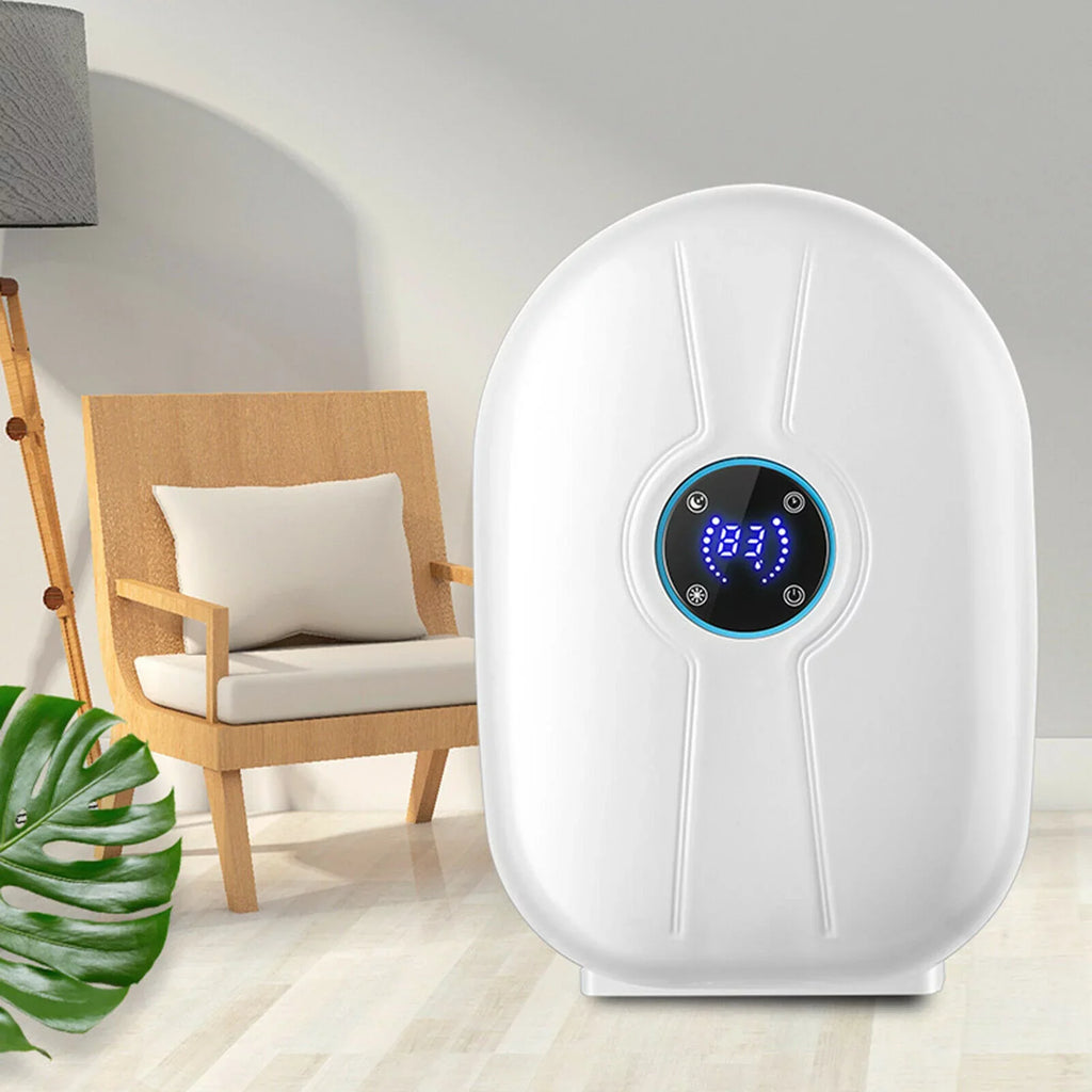 Fichiouy Portable Mute White Mini Air Control Moisture 500ml Remote Absorber Dryer Dehumidifier Home with