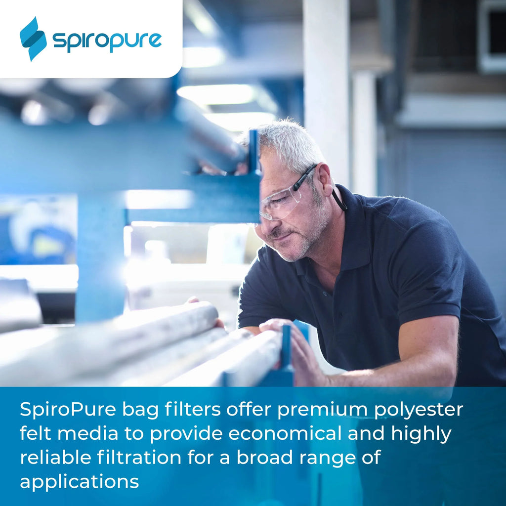 #4 SpiroPure Felt Micron 25 Filter Bag (Case SP-BE-4-25 Liquid Polyester of (20") 40)