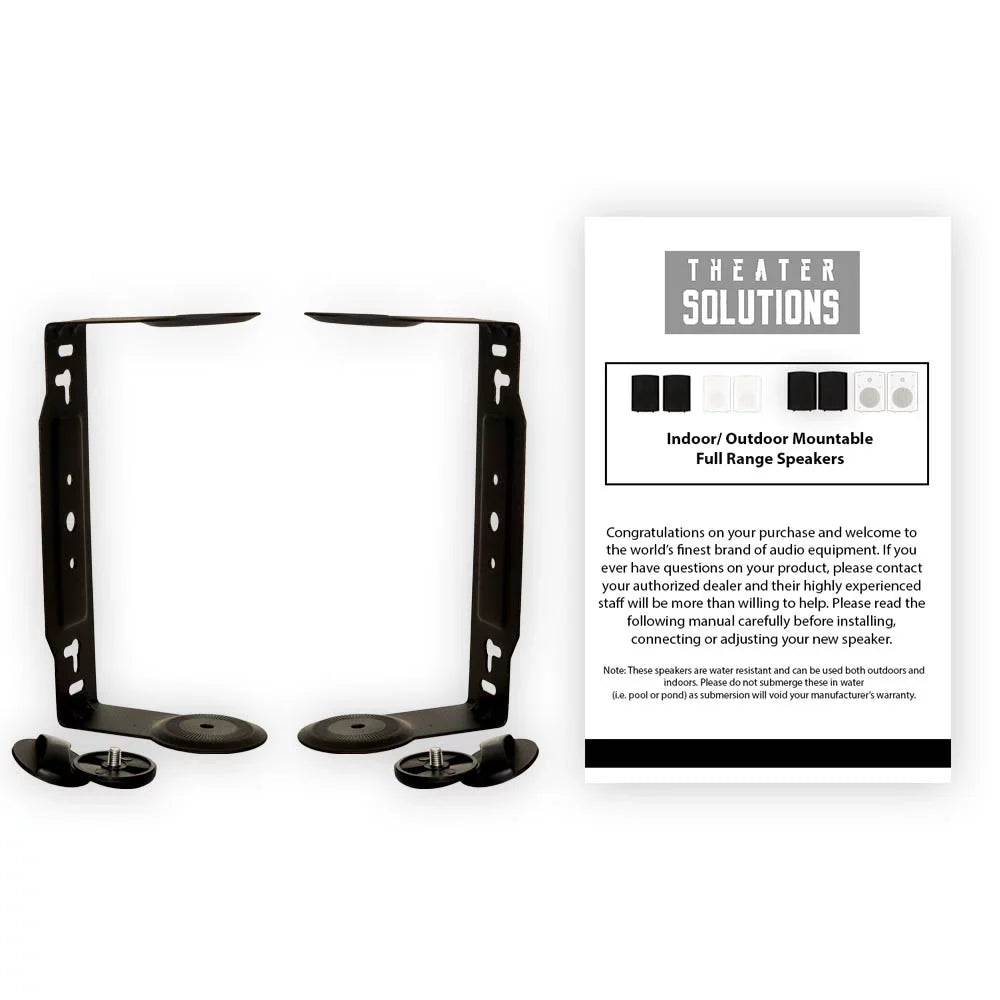 Solutions Outdoor Theater Pair Speaker Bluetooth Black TS425ODB Indoor or Powered