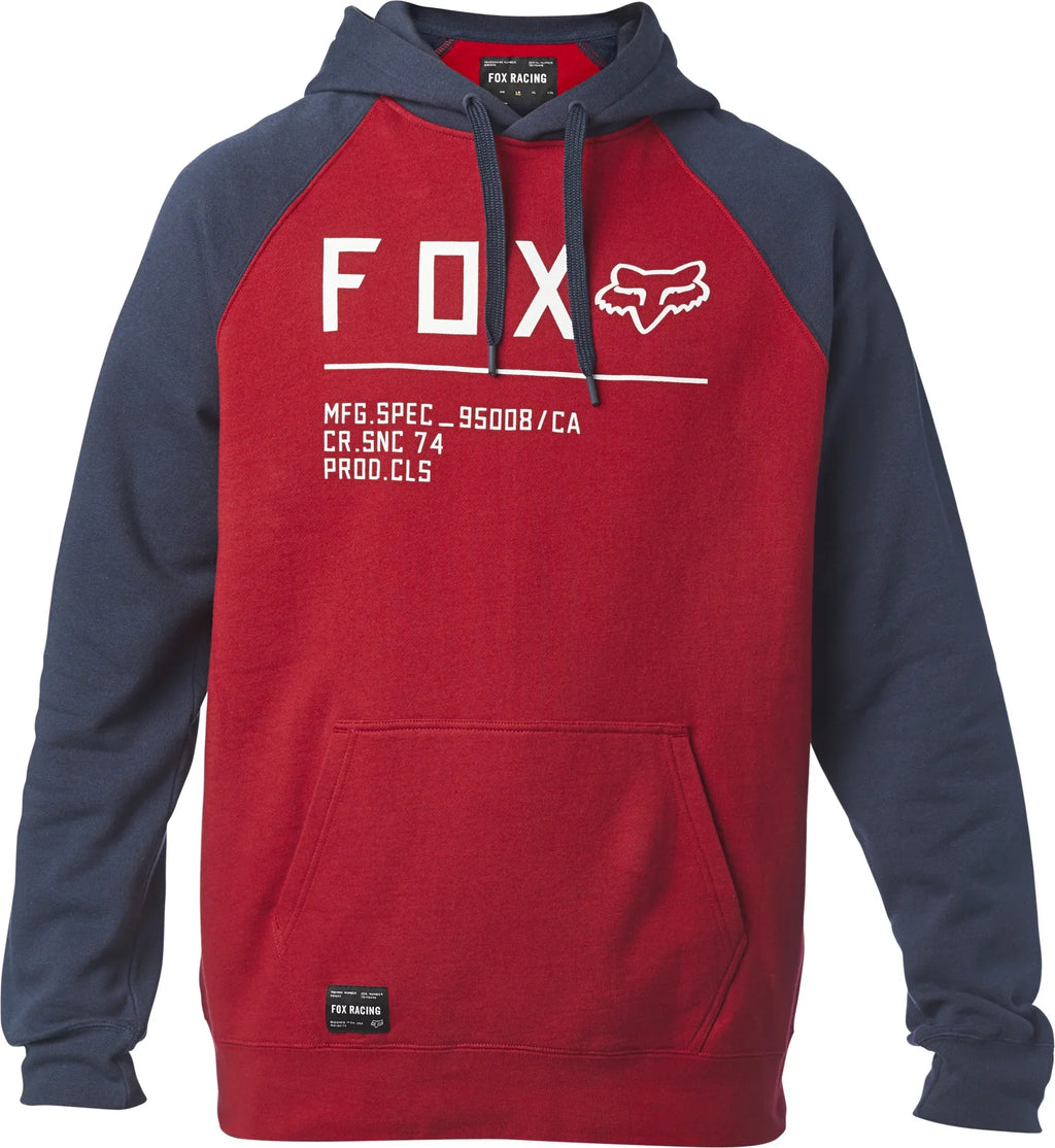 Pullover Hoody LG Raglan Fox Racing Stop Chili Mens Non