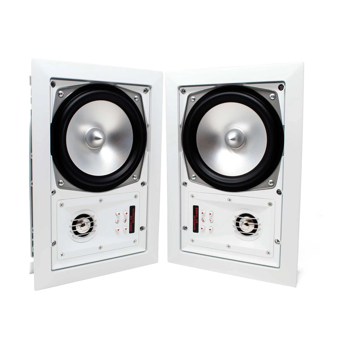 MT6 Three or 4 In-Wall - Includes Ceiling pair, - total) of speakers SpeakerCraft Speaker White Grill 8 (Multipack