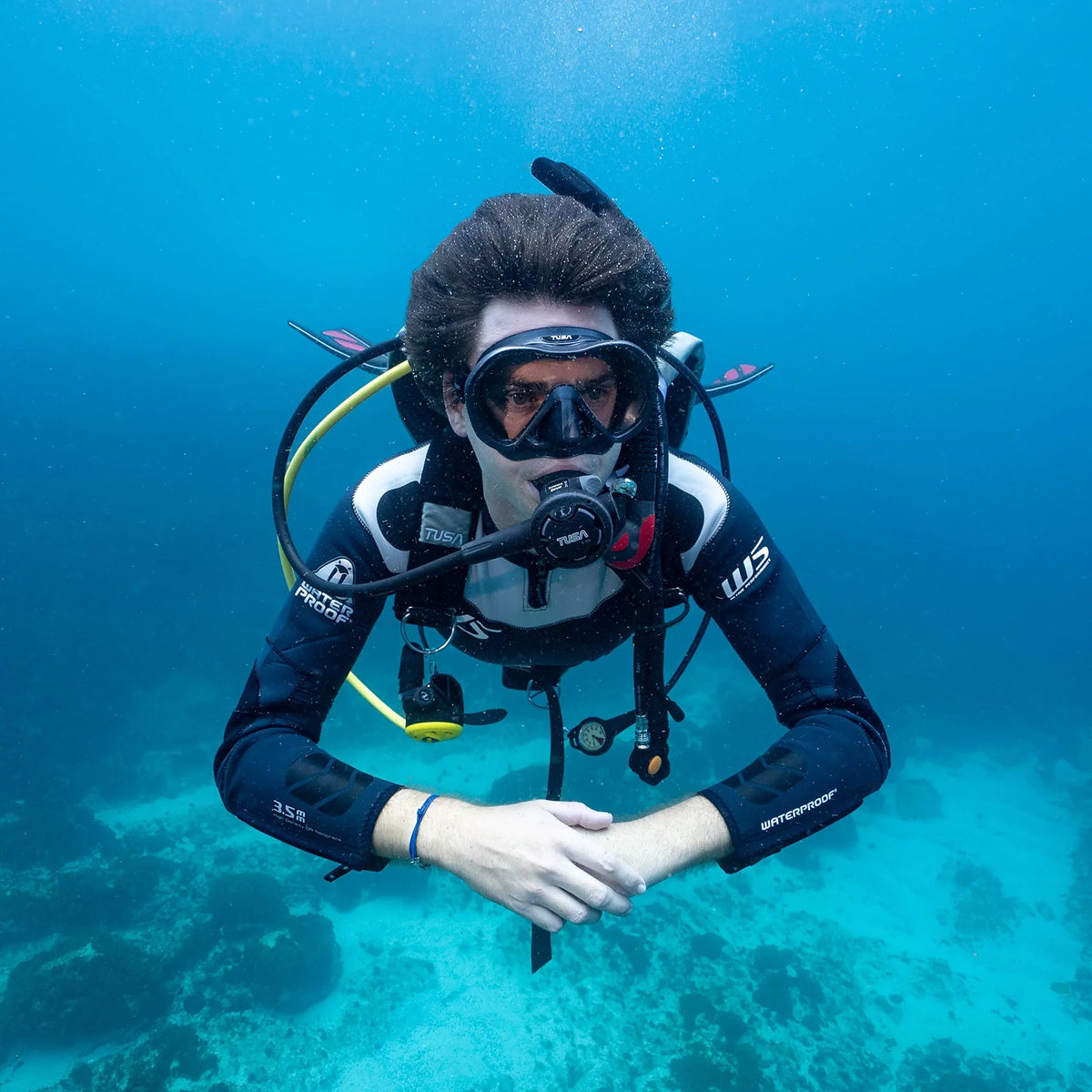 Zensee Diving TUSA (Black) Scuba Indigo M-1010 Mask,