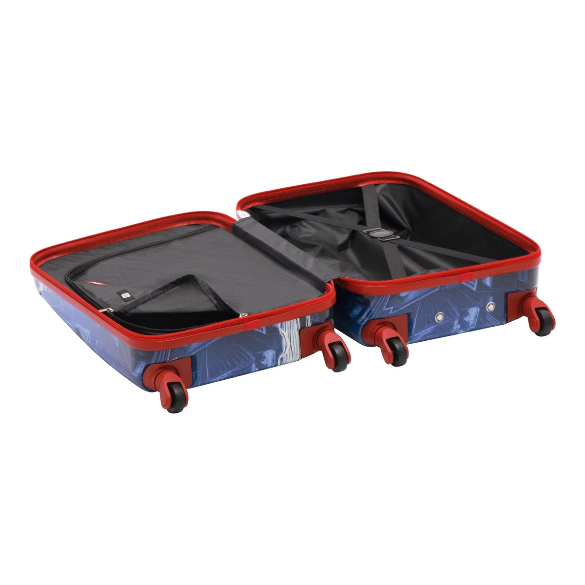 Carry Wheels, Spider-Man Suitcase Rolling Blue with 21 Marvel Inch Hardshell Kids On Luggage,