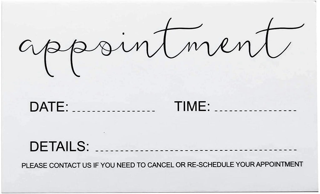 100) for of (Pack Barber Hair Restaurants 100 Beauty Pack Makeup Nail Therapist Appointment Reminder Shop Salon of RXBC2011 Cards