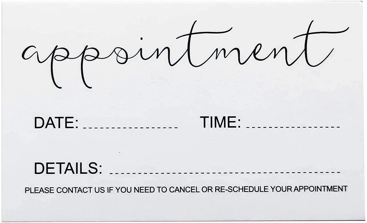 100) for of (Pack Barber Hair Restaurants 100 Beauty Pack Makeup Nail Therapist Appointment Reminder Shop Salon of RXBC2011 Cards
