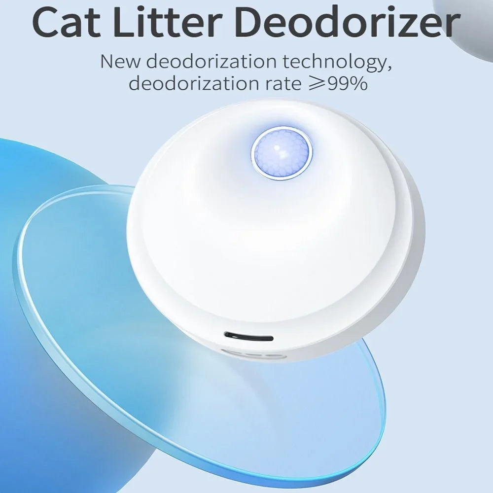 Smart Deodorizer Odor Cat Purifier Cleaner Pets Rechargeable Deodorization Air