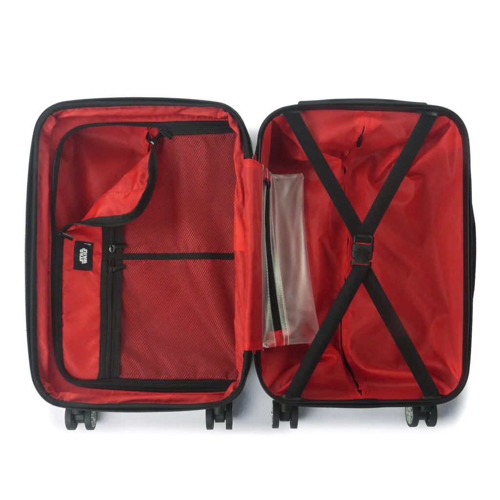 Inch Luggage, with Suitcase 29 Wheels, Star Darth Vader Wars Silver Hardshell Embossed Rolling