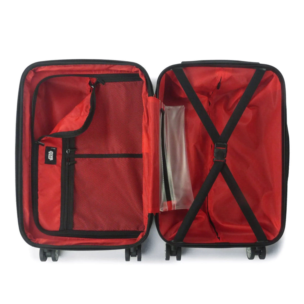 Inch Luggage, with Suitcase 29 Wheels, Star Darth Vader Wars Silver Hardshell Embossed Rolling