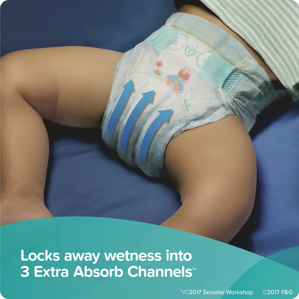Pampers 128ct Dry Hp Baby Pamp S5