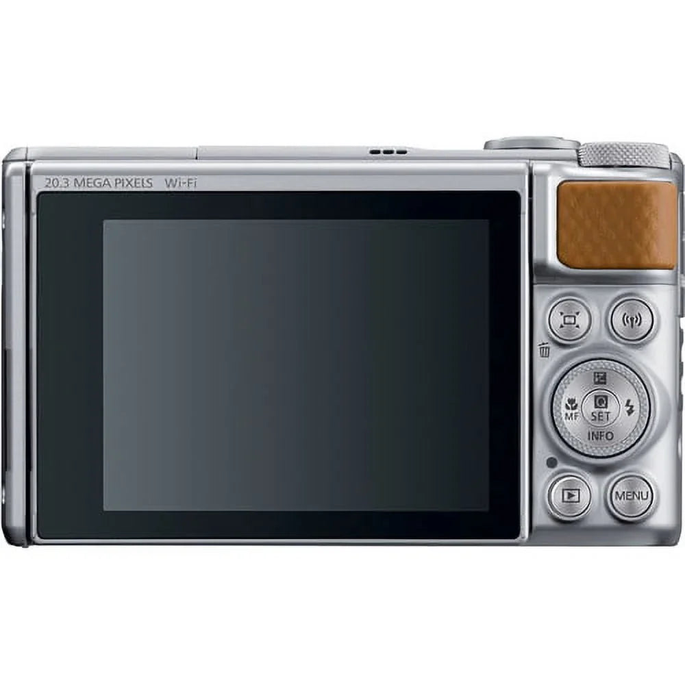 PowerShot 64 Card Camera Digital + Tripod (Silver) Batteries GB 2 + with + Case Canon Camera SX740 HS Premium