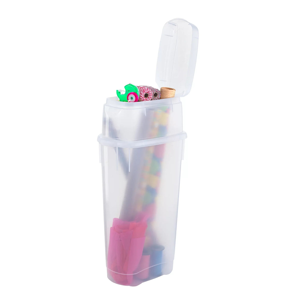 Rubbermaid Wrap N' Wrapping Clear, Paper Container, Plastic Single Craft
