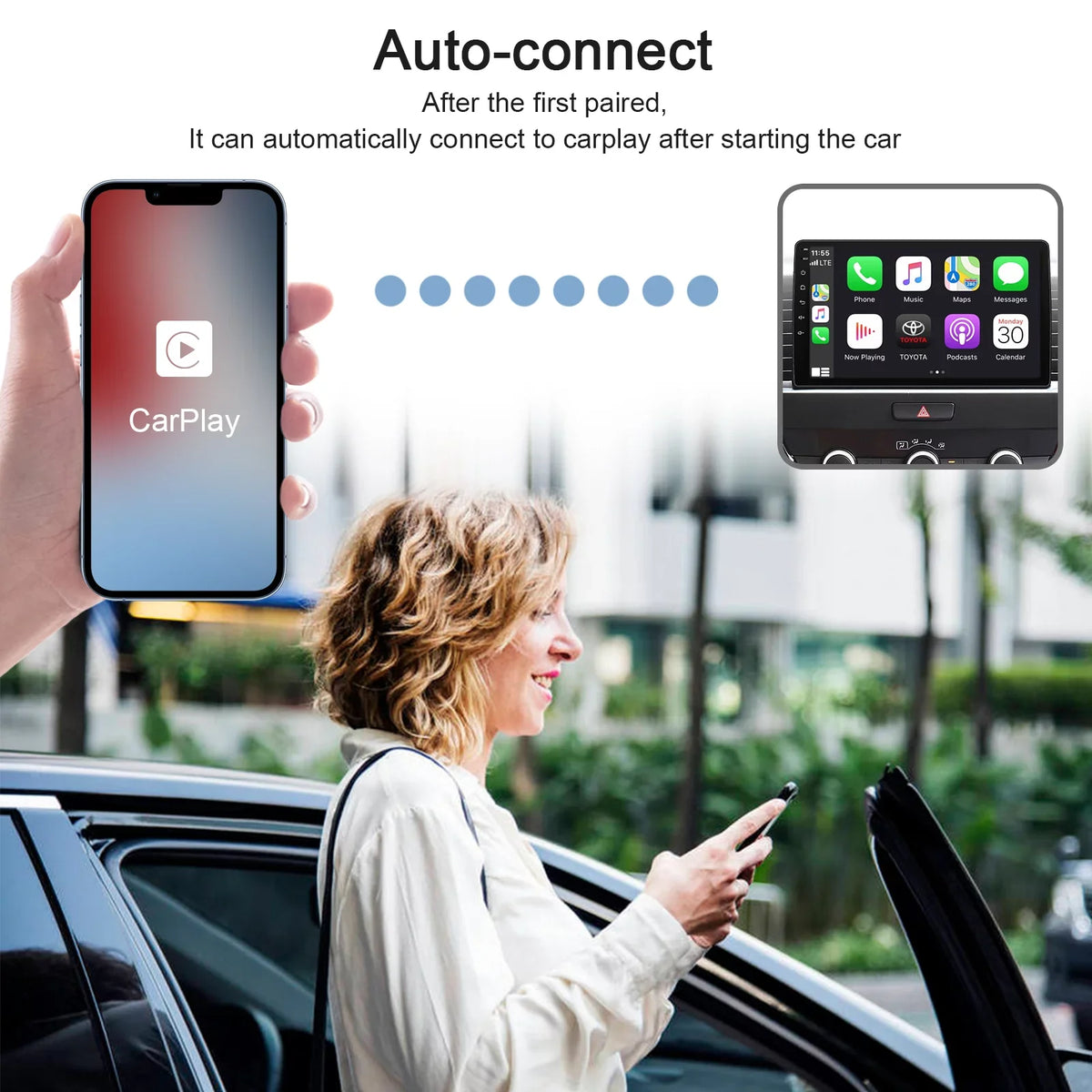 Replacement Carplay iPhone for Apple Player Navigation USB IOS Car Wireless Dongle Adapter