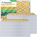 HVAC AC Air 11 MERV Furnace Pleated Filters 16x30x4 Filterbuy (12-Pack)
