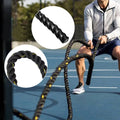 Total Strength Heavy Battle Length, 49.2ft Skipping Workouts Power Improve Rope Rope Workout Muscle Building Mens/ NK Ropes Body for Jump