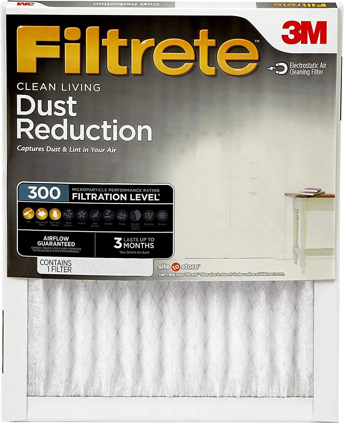 Filters, x 4pk x 14" 1" Filtrete 14" Dust Reduction