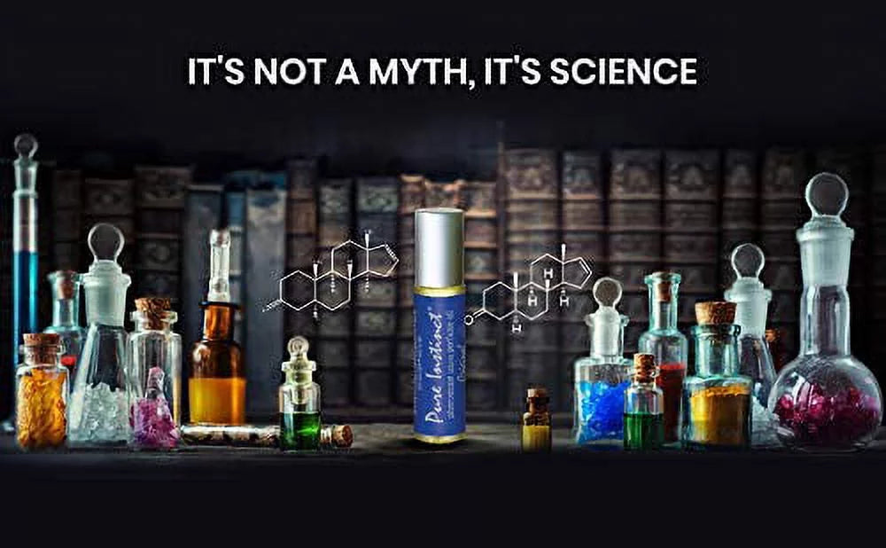 '- The Men Ready Pheromone Essential Roll-On For Unisex Instinct Original Infused Pure Women Oil - Perfume Cologne - TSA and