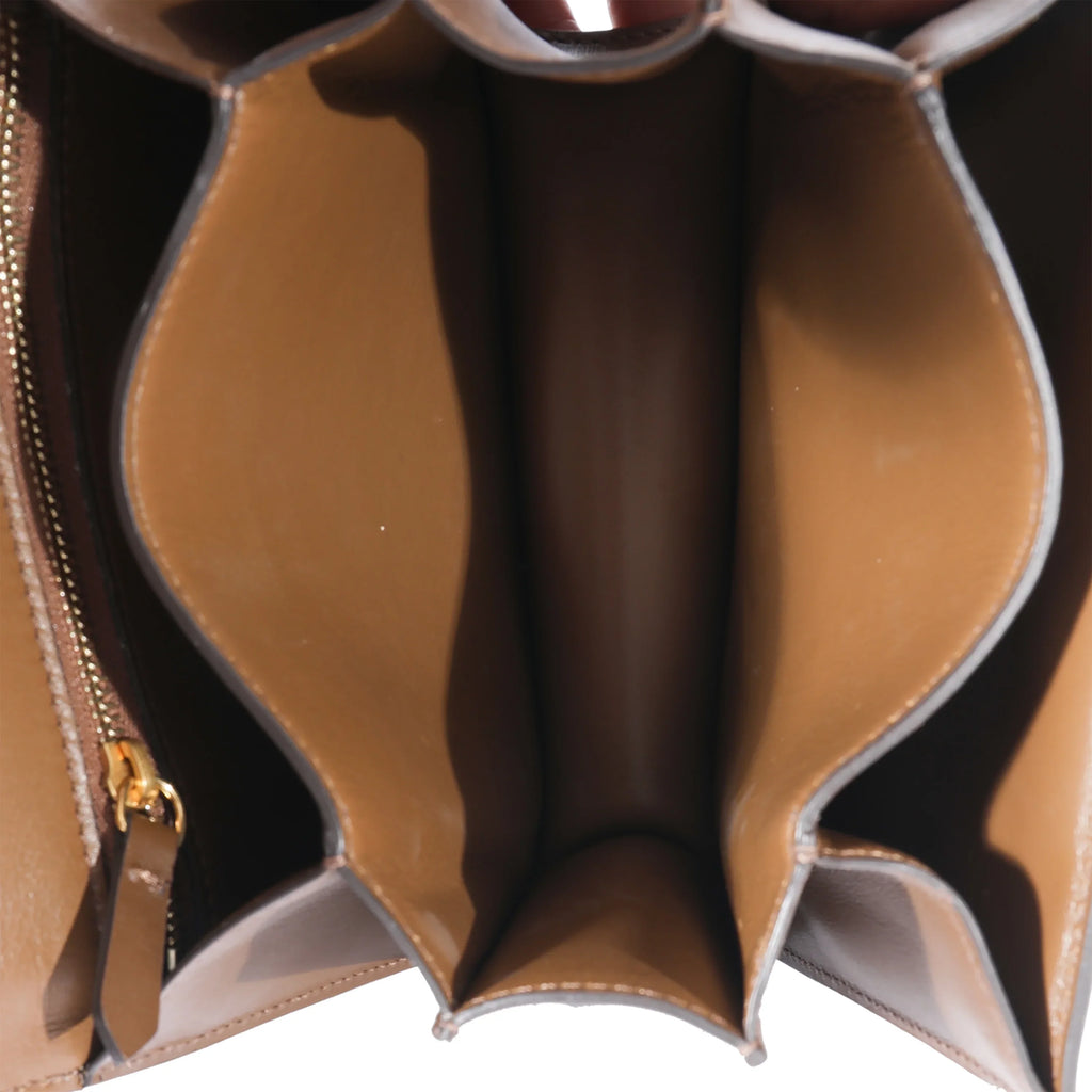 Bag Box Brown Leather Smooth Small Celine Pre-Owned
