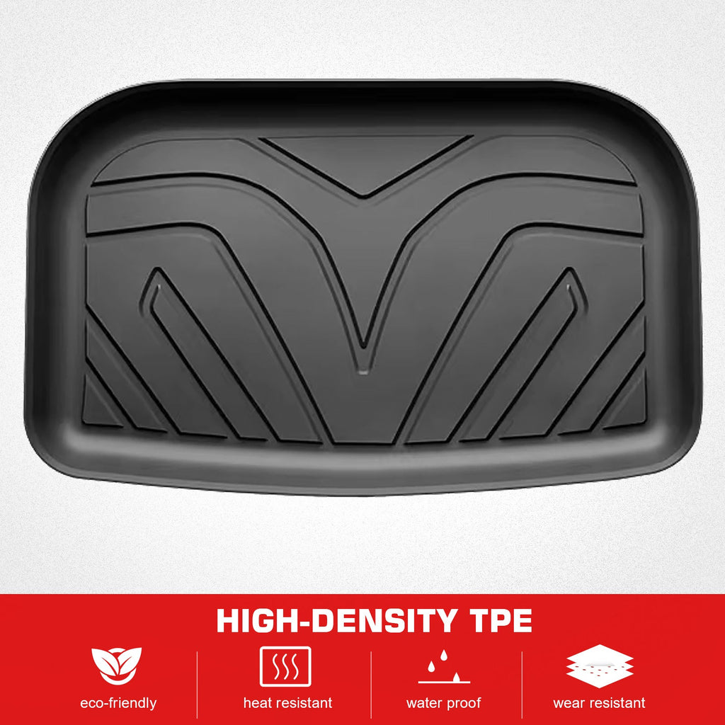 '+ Tray Motorsports Row Floor Tesla rs, Mats Custom Duty Rear Mats, Set with Mat Front Cargo Trunk Black All & Full Protection Heavy Y, Weather Ikon 3D Compatible TPE Model 2020-2023 Floor 2nd