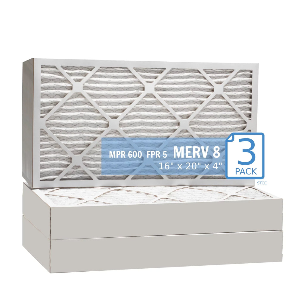 Air Pack) 8, Extended Hi-E MERV Pleated Mechanical (3 Filter, Purolator 16x20x4, Surface 40