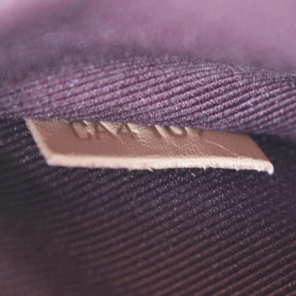 VUITTON MM Brown Bag Monogram Shoulder LOUIS Used Canvas Cluny