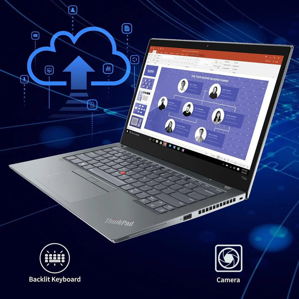 Intel Keyboard, Lenovo i7-1165G7, SSD, Hotface Pro, Gen Card 6, RAM, Laptop, 16GB Laptop, 512GB 2 Touchscreen 11th USB with Win 10 ThinkPad WiFi HDMI, 32GB PCIe 14" T14s Backlit FHD Gen