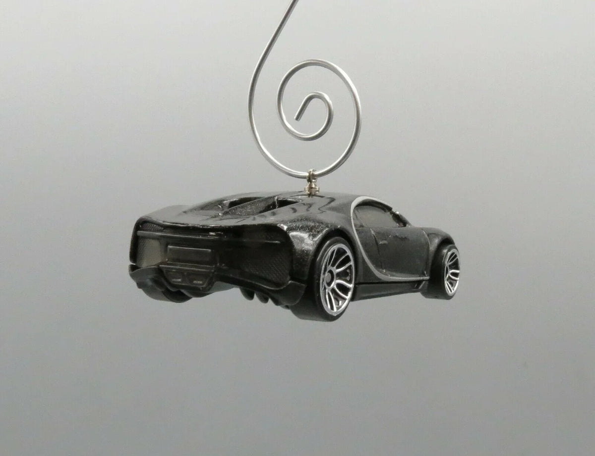2016 Chiron Christmas Custom Car Ornament Adorno '16 Bugatti Gray Grey