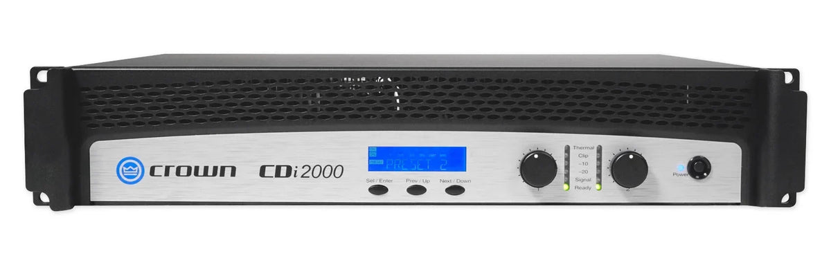 800w Crown 70V Amplifier+10) Front+2) Background JBL Commercial CDi2000 Speakers