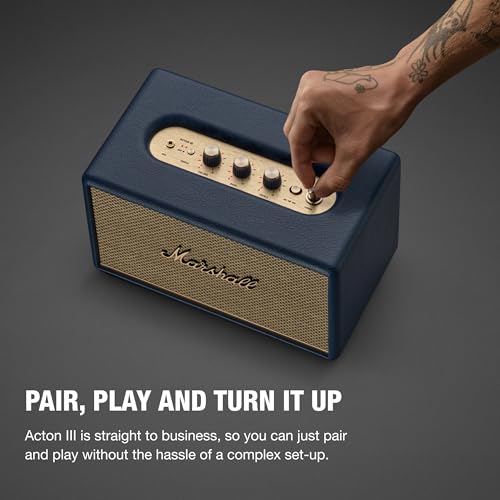 Marshall Acton III Bluetooth Home Speaker - Cream
