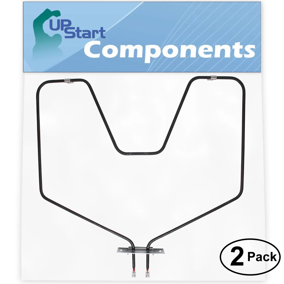 Element - Oven General WB44X5082 2-Pack General Compatible JSP28GxH2 Heating with Electric Bake Electric Element for Replacement