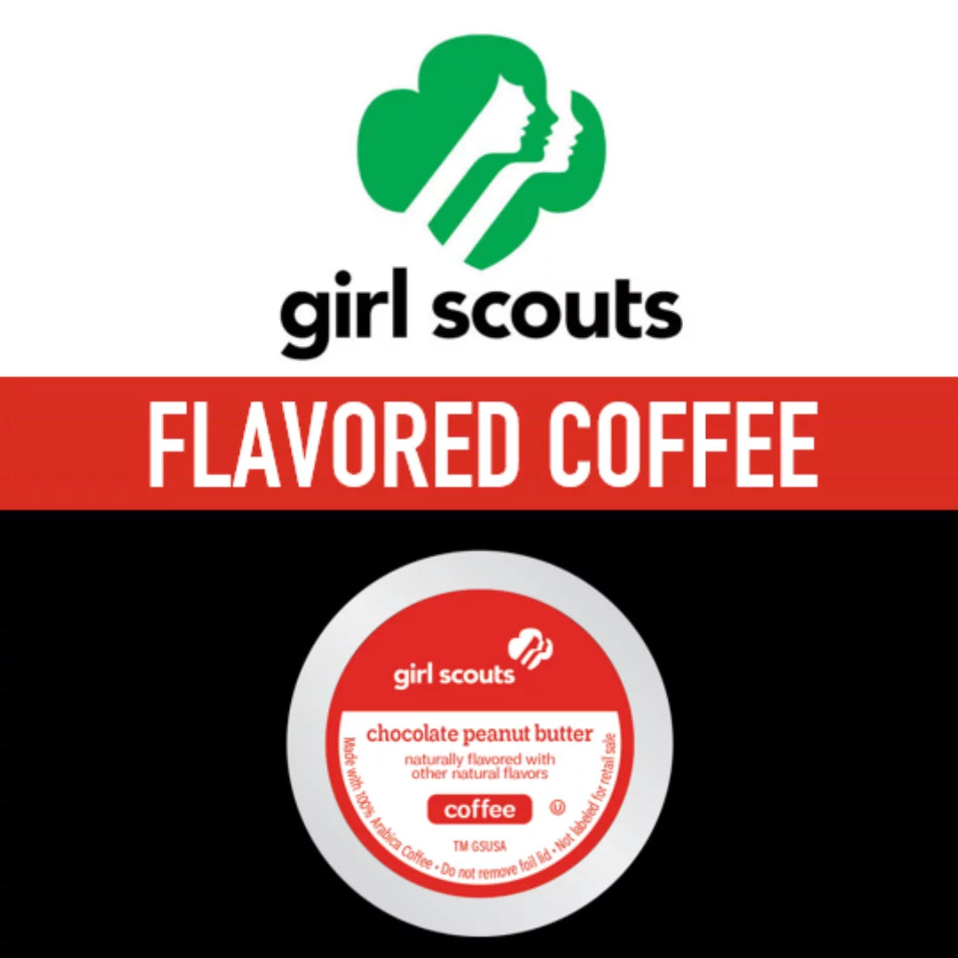 Flavored Butter (Pack Brewers of Roast, Chocolate Girl Keurig Coffee, for Pods 72 Scouts® 4), Serve K-Cup Single Coffee Medium Peanut Count