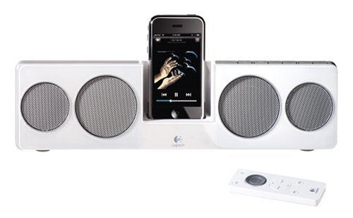 Logitech Pure-Fi Anywhere 2 Compact Docking Speakers for iPod and iPhone (White)