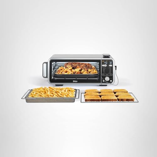 Ninja SP201 Digital Air Fry Pro Countertop 8-in-1 Oven with Extended Height, XL Capacity, Flip Up & Away Capability for Storage Space, with Air Fry