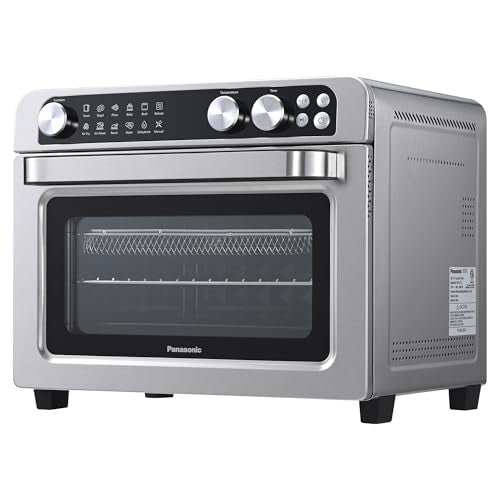 Panasonic FlashXpress Toaster Oven Countertop, 4-Slice Compact Size with Double Infrared Heating, 6 Auto Cook Options and Precise Temperature Control