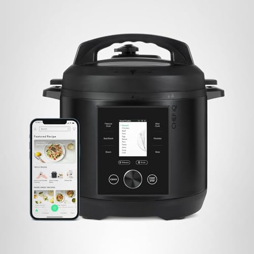 CHEF iQ MiniOven Smart Toaster Oven Air Fryer Combo, 11-in-1 Countertop Convection Oven, Bake, Broil, Air Fry, Broil, Dehydrate, 1750W, 25 Qt