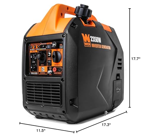 WEN 2500-Watt Inverter Generator, Quiet, Portable, and Lightweight with Fuel Shut Off (56250i)