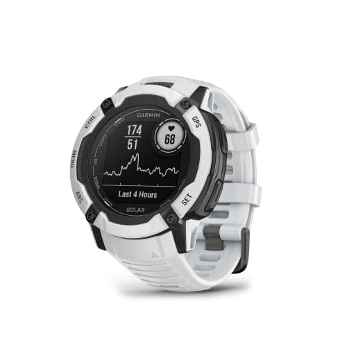 Garmin Instinct 2X Solar - Tactical Edition, Rugged GPS Smartwatch, Built-in Flashlight, Ballistics Calculator, Solar Charging Capability, Coyote Tan