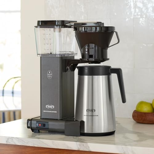Technivorm Moccamaster 79112 KBT Coffee Brewer, 40 oz, Polished Silver