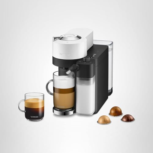 Nespresso Vertuo Lattissima Coffee and Espresso Maker by De'Longhi, Matte Black & Glossy