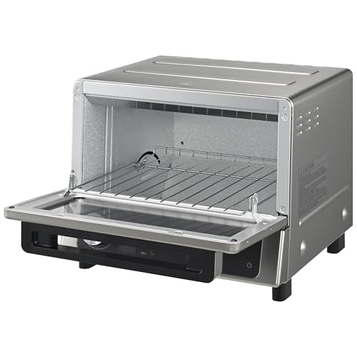 Panasonic FlashXpress Toaster Oven Countertop, 4-Slice Compact Size with Double Infrared Heating, 6 Auto Cook Options and Precise Temperature Control