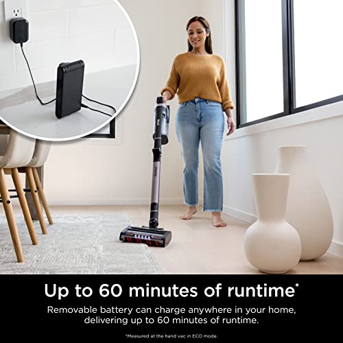 Shark Stratos Cordless Vacuum with Clean Sense IQ and Odor Neutralizer, MultiFlex Wand, Includes Crevice Tool & Anti-Allergen Brush, Up To 60 Minute