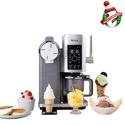 Ninja CREAMi Scoop & Swirl Ice Cream and Soft Serve Maker, Sorbet, Milkshake, Frozen Yogurt, Low Calories Program & More, 13-in-1, Soft Serve Handle