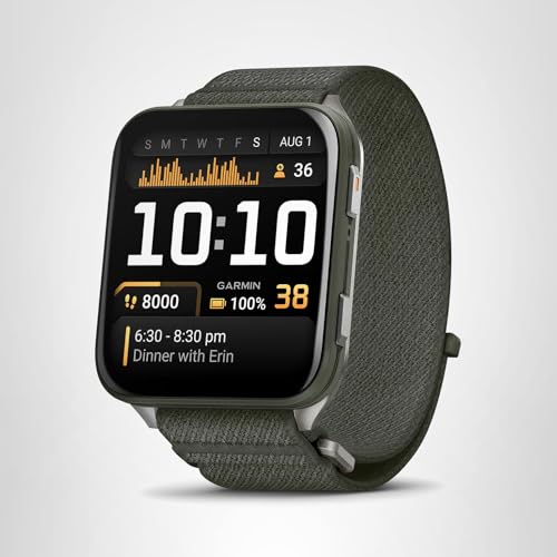 Garmin® Venu® X1, Thin and Lightweight GPS Smartwatch, AMOLED Display, Advanced Health and Fitness Features, Black with Slate Titanium
