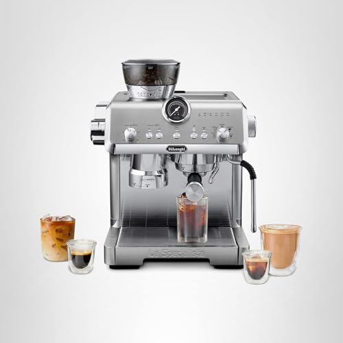 De'Longhi La Specialista Arte Evo Espresso Machine - Compact Cold Brew Coffee Maker with Grinder, Milk Steam Wand/Frother & Tamping Tools - Home