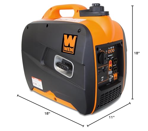 WEN 2500-Watt Inverter Generator, Quiet, Portable, and Lightweight with Fuel Shut Off (56250i)