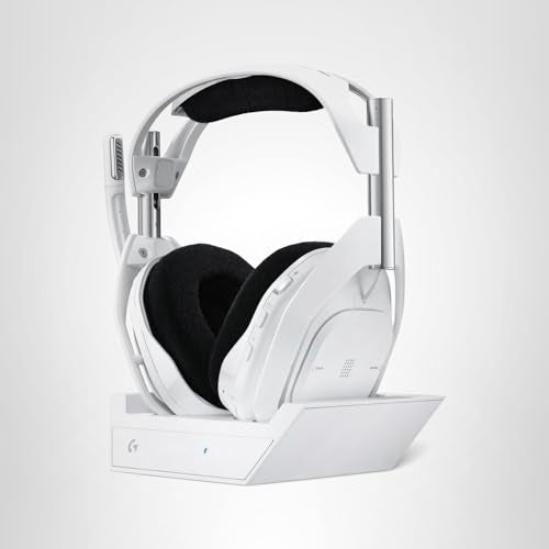 Logitech G Astro A50 X Multi-Platform Wireless Gaming Headset + Base Station for PS5/Xbox/PC: PLAYSYNC Video & Audio Switcher, HDMI 2.1 4K 120Hz VRR